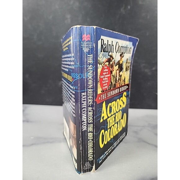 The Sundown Riders Ser.: Across the Rio Colorado by Ralph Compton (1997, Mass... - Picture 10 of 10